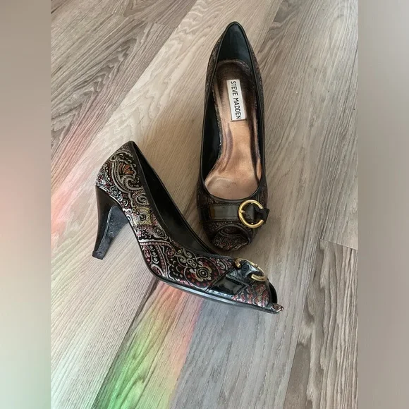 Steve Madden peep toe pumps - Picture 2 of 4